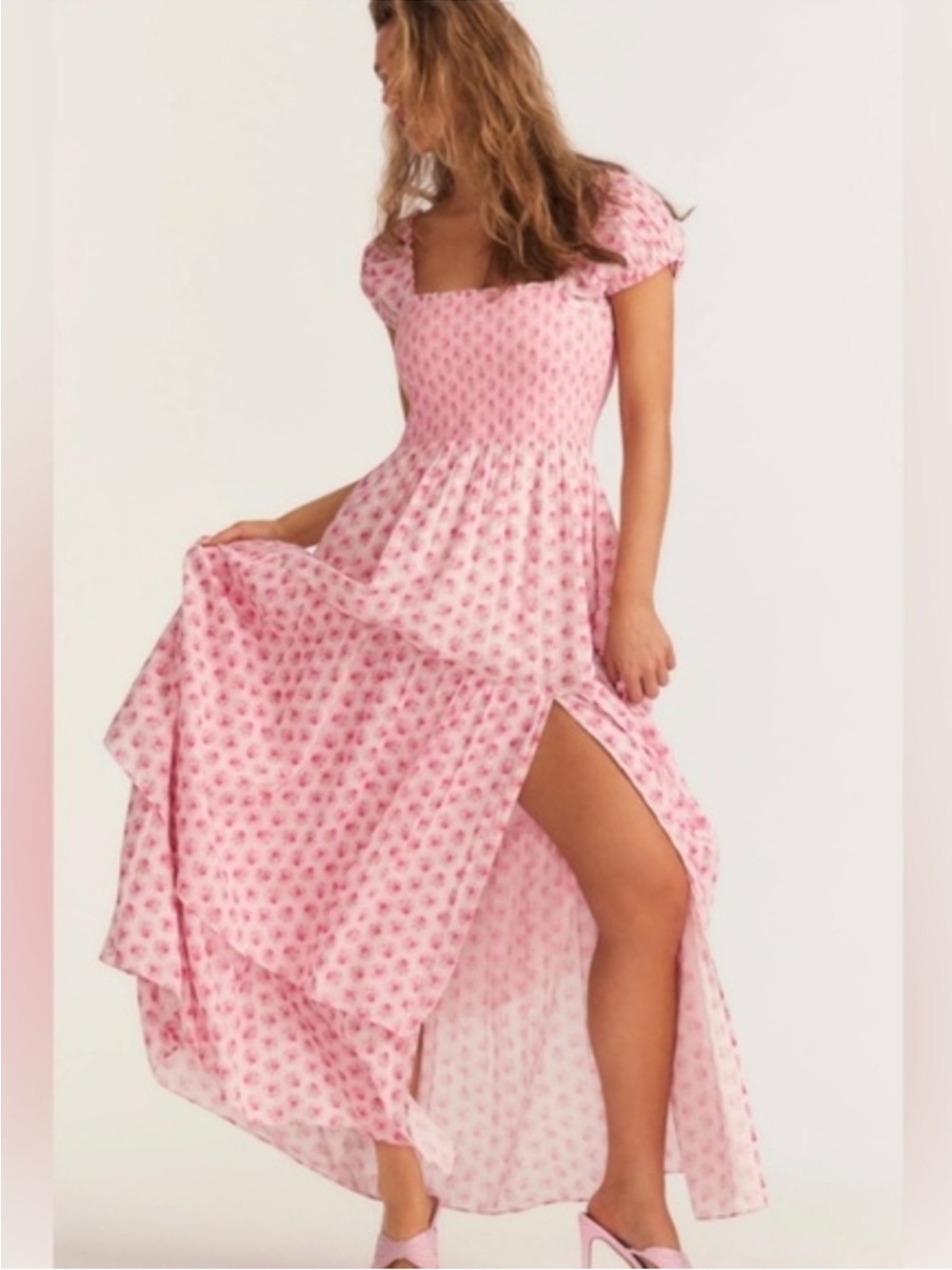 LoveShackFancy Anzie Floral Maxi